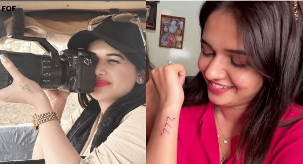 Pavithra Gowda Tattoos